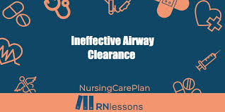 Place the client in a high fowler's position 4. Ineffective Airway Clearance Nursing Diagnosis Care Plan Rnlessons