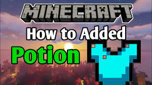 Armor and potion effects dont work on the mobs it is. How To Added Potion To Armor In Minecraft 1 15 Youtube