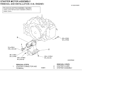 The starter can be accessed from underneath the car. On A 2004 Mitsubishi Galant Gts 3 8l V6 Where Is The Starter Located I Would Prefer A Clear Picture And Or Diagram My