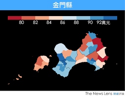 只有六都不過癮 26張圖表帶你一口氣看完全台22座縣市 收入地圖 the news lens 關鍵評論網 pandora screenshot graphing