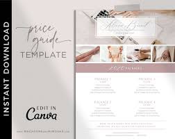 Our online editor is quick and simple to use. Lola Photography Price List Template Macarons And Mimosas