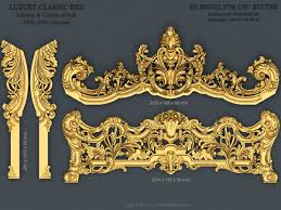 Bed 0113 Stl 3d Model For Cnc 3d Stl Model For Cnc Stl Model 3d Stl Files In 2020 Bed Headboard Design Cnc Headboards For Beds
