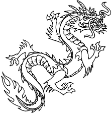 Chinese dragon coloring pages are a fun way for kids of all ages to develop creativity, focus, motor skills and color recognition. Flying Chinese Dragon Coloring Pages Netart