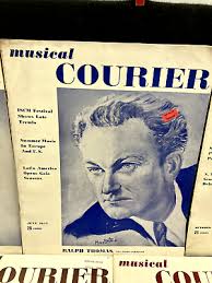 MUSICAL COURIER WEEKLY REVIEW OF THE WORLD'S MUSIC MAGAZINE, LOT OF 5,  1947-1949
