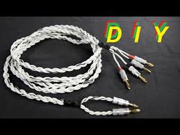 And make around a 9awg cable for each post. How To Make Bi Wire Speaker Cables Diy Speaker Cables Diy9 Youtube