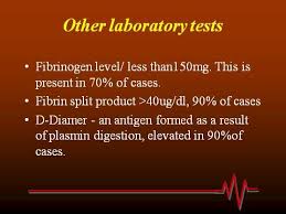 • to develop a procedure for using fdp test. Disseminated Intravascular Coagulation