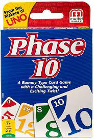 Check spelling or type a new query. Amazon Com Phase 10 Card Game With 108 Cards Makes A Great Gift For Kids Family Or Adult Game Night Ages 7 Years And Older Toys Games