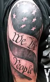 2.tribal black band forearm tattoos 75 Patriotic We The People Tattoos And Ideas Tattoo Me Now