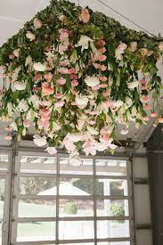 upside down flowers flower chandelier hanging ceiling macrame plant hanger michaels