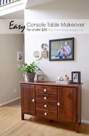 Foyer Console Table Makeover 2paws Designs Home Improvement Projects Home Improvement Loans Home Decor