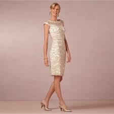 But my daughter liked this dress and wanted me to wear it. 2016 Spring Summer New Sheath Column Scoop Sleeveless Knee Length Champagne Lace Mother Of The Bride Dresses For Formal Party Aliexpress