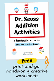 dr seuss worksheets for fantastic addition fun 4 free