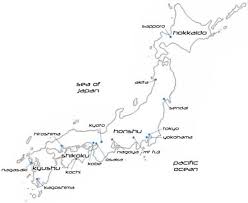 Japan is a constitutional monarchy founded in 660 and located in the area of asia, with a land area of 377836 km² and population density of 335 people per km². Jungle Maps Map Of Japan Simple