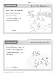1st grade word problems (part 1). Daily Word Problems Grade 1 Evan Moor 9781629385389