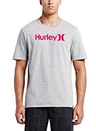 hurley shop hurley one and colour t shirts grey men s