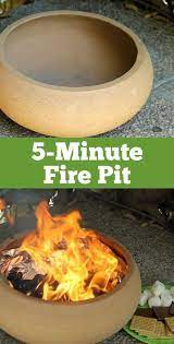 Make A Portable Fire Pit In Just 5 Minutes Portable Fire Pits Fire Pit Fire Pit Backyard