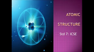 These worksheets for grade 7 science, class assignments and practice tests have been prepared as per syllabus issued by cbse and topics given in ncert book 2021. Atomic Structure Icse Grade 7 Youtube