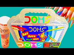 Doms Art Apps Colour Box Set School Stationery Art And Craft Kit Youtube Arts And Crafts Kits Stationery Art School Stationery