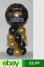 Graduation Congratulations Exam Foil Balloon Table Decoration Display Kit Gold Graduation Party Graduation Balloons Graduation Center Pieces
