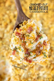 Sunday meal prep has been my jam lately, and i'm so thrilled to be growing my collection of casseroles that are easy to throw together and can made ahead of time. Cracked Out Mashed Potato Casserole Plain Chicken