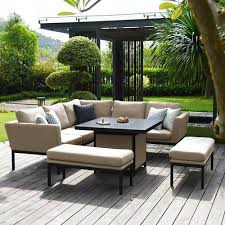 Sol 72 Outdoor 8 Sitzer Gartengarnitur Otisfield Eckesstisch Garten Essgruppe Gartenmobel Sets