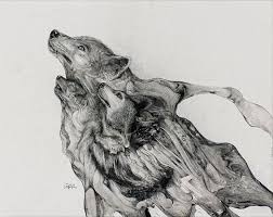 Chaos Lupus Wolf Pack Etsy Art Illustration Art Art Series