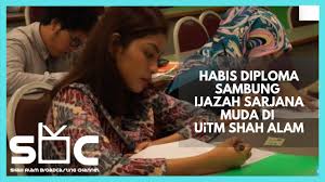 Mereka yang berminat dan berkelayakan adalah dipelawa untuk memohon untuk mengikuti program ijazah sarjana muda perguruan (pismp). Habis Diploma Sambung Ijazah Sarjana Muda Di Uitm Shah Alam Sbc Uitm Official Youtube