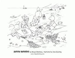 Free printable bunny coloring sheet for kids. S U N N Y B U N N I E S C O L O R I N G P A G E S P R I N T A B L E Zonealarm Results