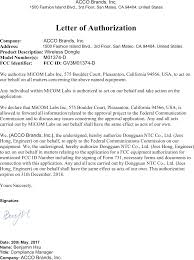 Make sure that your quality work would speak out your ability in letter. M01374 D Wireless Dongle Cover Letter Letter Of Authorization Rev2 0 Acbrands