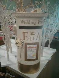 Planning And Designing Wedding Decorations For An Outdoor Wedding Vera S Wedding Help Wedding Post Box Diy Wedding Post Box Card Box Wedding
