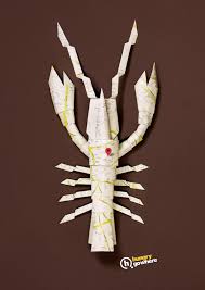 Here are 5 of the favourite food areas in kl! Hungry Go Where Print Advert By Bbdo Origami Lobster Ads Of The World