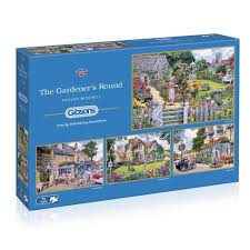 Create your own photo jigsaw. The Gardeners Round Four 500 Piece Puzzles Closs Hamblin