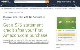 Please complete all fields below. Disappointing Discover Will Not Match Discover It Miles Sign Up Bonus From Amazon