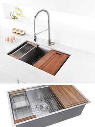 Will This Be My Last Kitchen Sink Maybe The Workstation Add On Is Superb Home Decor Barbomba Sink Kitchen Sink Kitchen Sink Faucets
