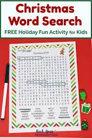 Free Christmas Word Search For Easy Holiday Fun Christmas Word Search Christmas Words Holiday Words