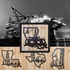 Maybe you would like to learn more about one of these? Louisiana Offshore Oil Rig Metal Art Metal Wire Art Oil Rig Petroleum Engineering