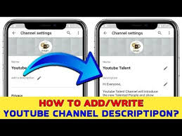 How To Add Youtube Channel Description On Android And Ios 2020 Youtube New Update 2020 Youtube Youtube News Youtube Channel
