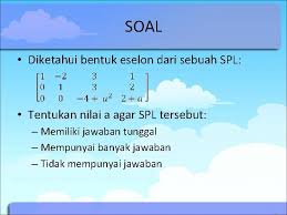 We did not find results for: Sistem Persamaan Linier 2 Budi Darma Setiawan Mencari