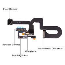 This is full schematic for iphone 7 : Small Front Camera For Iphone 7 Plus Sensor Light Proximity Flex Cable Facing Cam Replacement Anyfine Indus Limited