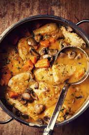 Chicken With Pumpkin And Mushrooms Recipe Pumpkin Stew Recipes Soup Recipes