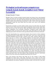 We did not find results for: Peringkat Perkembangan Pengutaraan Tampak Kanak