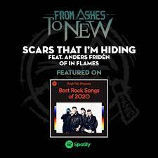 In Flames Listen To Scars That I M Hiding Vy Fromashestonew Feat Andersfridn On Spotify S Best Rock Songs Of 2020 Playlist Facebook