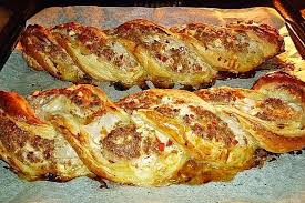 Blatterteigzopf Mit Hackfleisch Von Vanilica Chefkoch Rezept Rezepte Blatterteig Hackfleisch Hackfleisch Rezepte