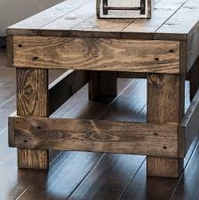 The leick home solid ash two drawer mission coffee table features generously sized display and storage areas, perfect for today's home. Mesa De Cafe Rustico Madera Maciza De Pino Moderno Granja Mobiliario De Sala Marron Ebay