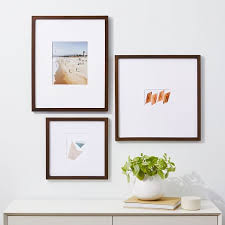 Assorted Wood Gallery Frames Oversized Mat Select size for 8 x 10, which is listed with the outside dimension as 14 x 17.