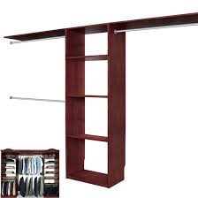 These kits include closet rods, drawers and other accessories. Solid Wood Closets Walk In Closet Organizer System Cherry Walk In Closet Organizers C16chy