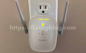 Check Out This Post If Your Belkin Range Extender Blinking Yellow Or Amber Light Follow All Easy Steps To Troubleshoot And Fix Light Light Yellow Amber Lights