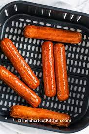 The second time i heard someone discussing an air fryer, th. Air Fryer Hot Dogs Easy Lunch Or Dinner The Shortcut Kitchen