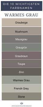 Warme Grautone Sind Graubeige Mushroom Mausgrau Graugrun Graubraun Taupe Zinn Warmes Grau French Grey Stone Warmes Grau Mausgrau Wandfarbe Farbtone