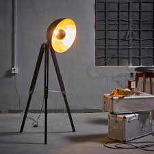 For living room, bedroom, perfect mood light. Fascino Tripod Floor Lamp Led Black Shade Versanora Modern Lighting Vn L00019 Uk Teamson Home Ireland
